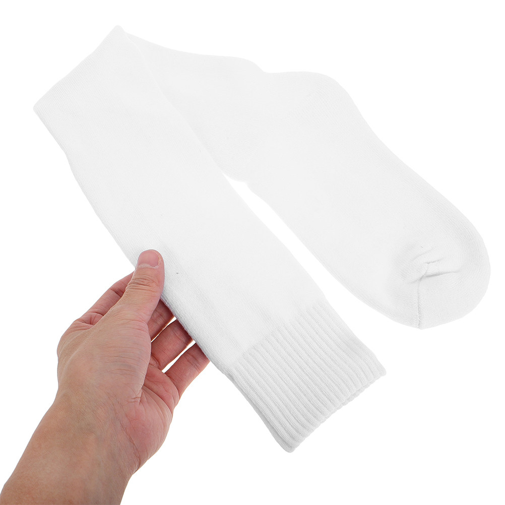 Athletic Sock Cushion - 1 쌍의 흰색 펜싱 대회 양말