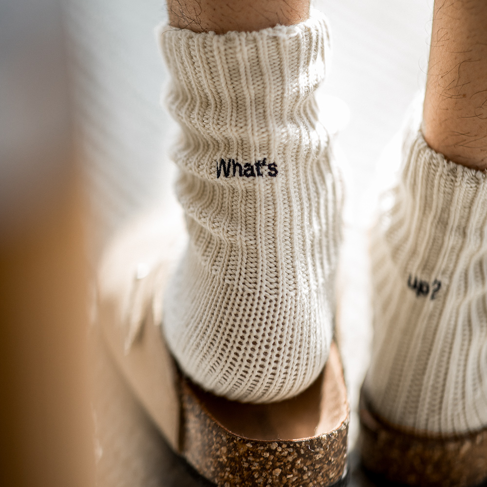 Cotton Crew Sock Pack - Maden 3 팩 쌍 빈티지 거친