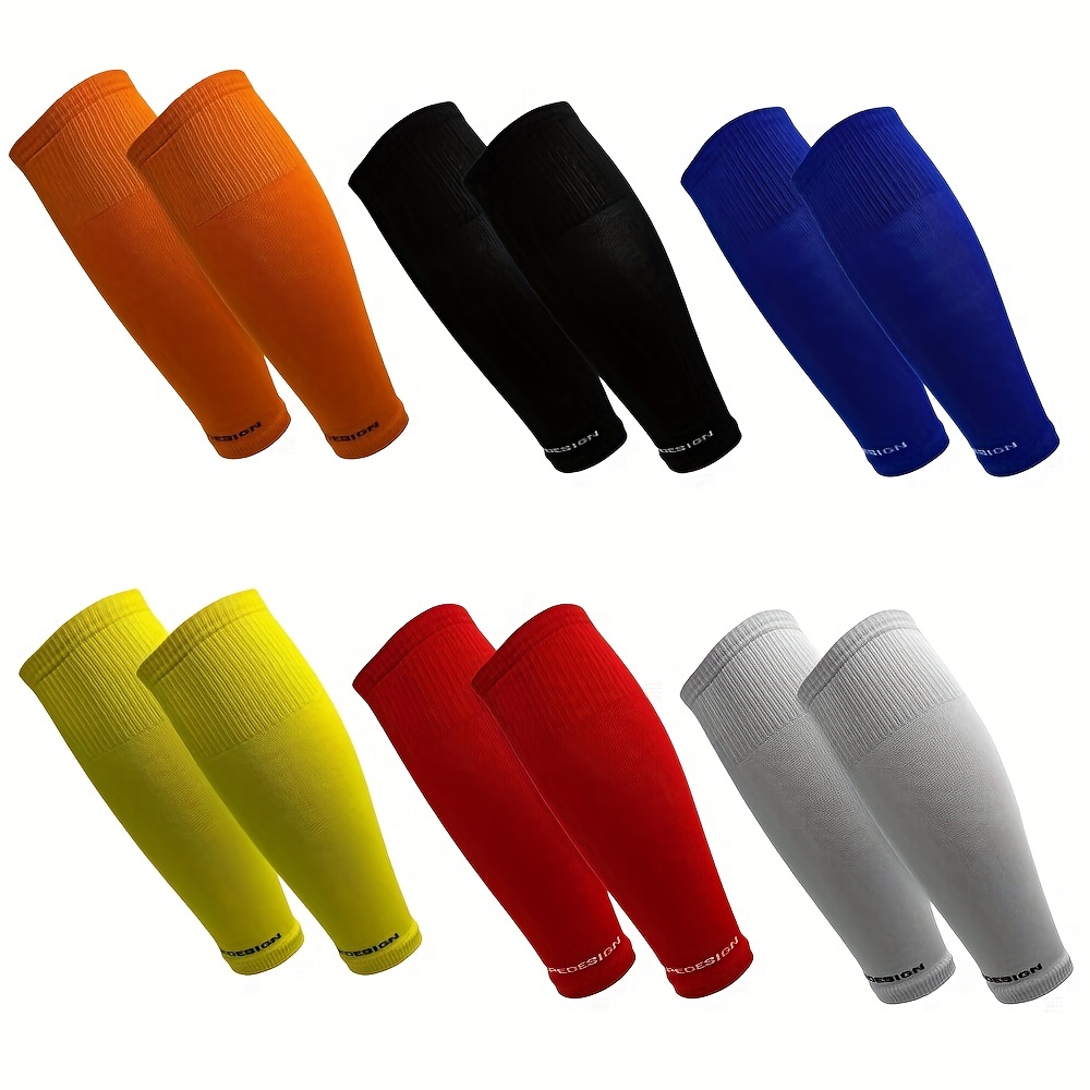 Compression Sleeve Calf - 1쌍 압축 축구 양말 커버, 압축