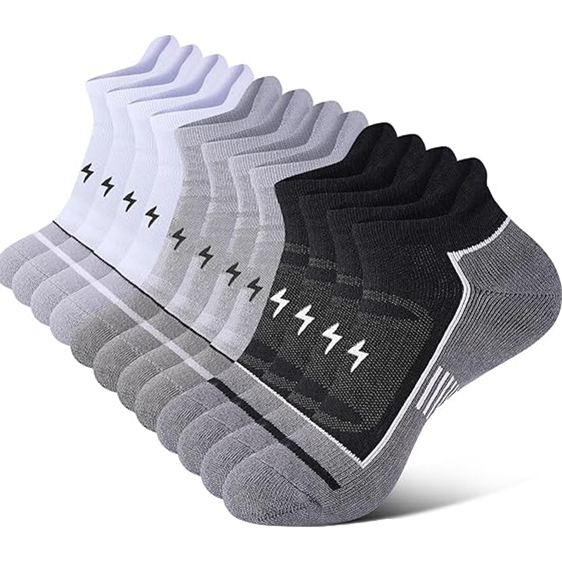 Athletic Sock Cushion - 6팩 남성용 운동 양말 두꺼운 쿠션형