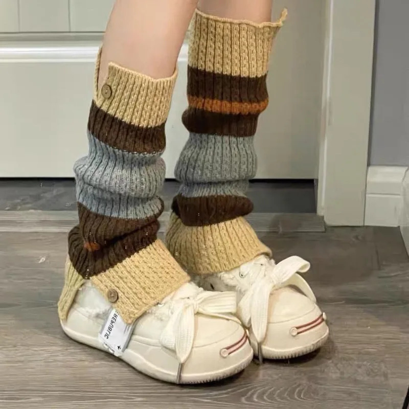 Boot Sock Slouchy - 새로운 ​ Y2K 니트 레그 워머