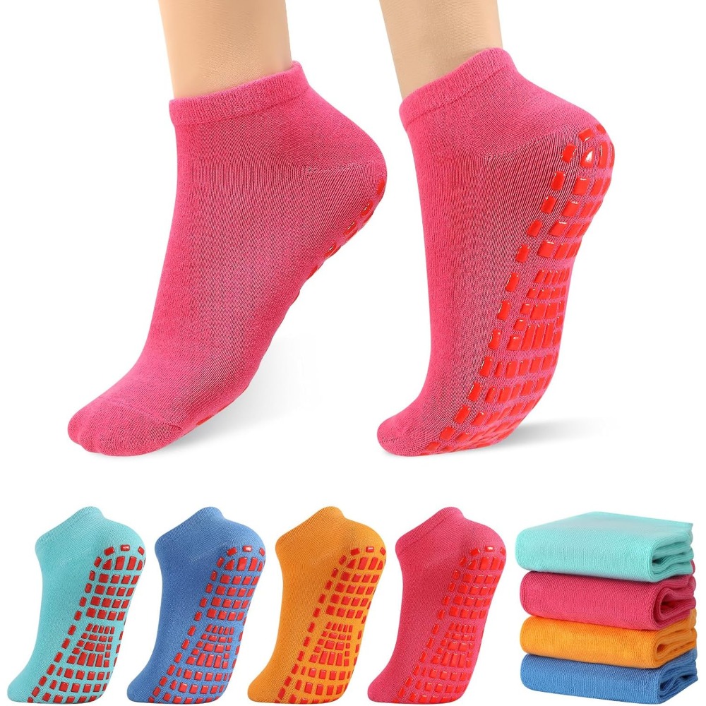 Grip Sock Yoga - 여성용 논슬립 요가 및 필라테스 그립