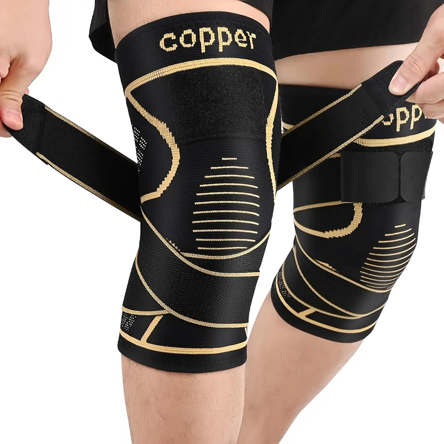 Compression Sleeve Calf - 구리 섬유 압축 무릎 슬리브 통기성