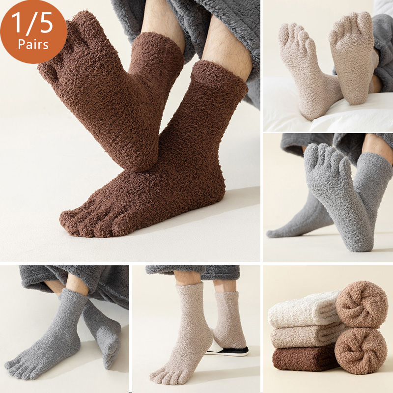 Thermal Sock Winter - 1/5 쌍 남성용 보온 발가락 양말