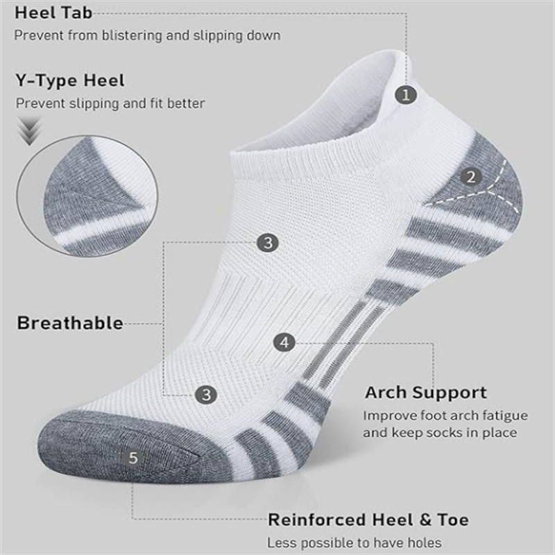 쿠션감 있는 통기성 발목 운동용 러닝 양말 로우컷 스포 - Athletic Sock Cushion 리뷰 및 가격