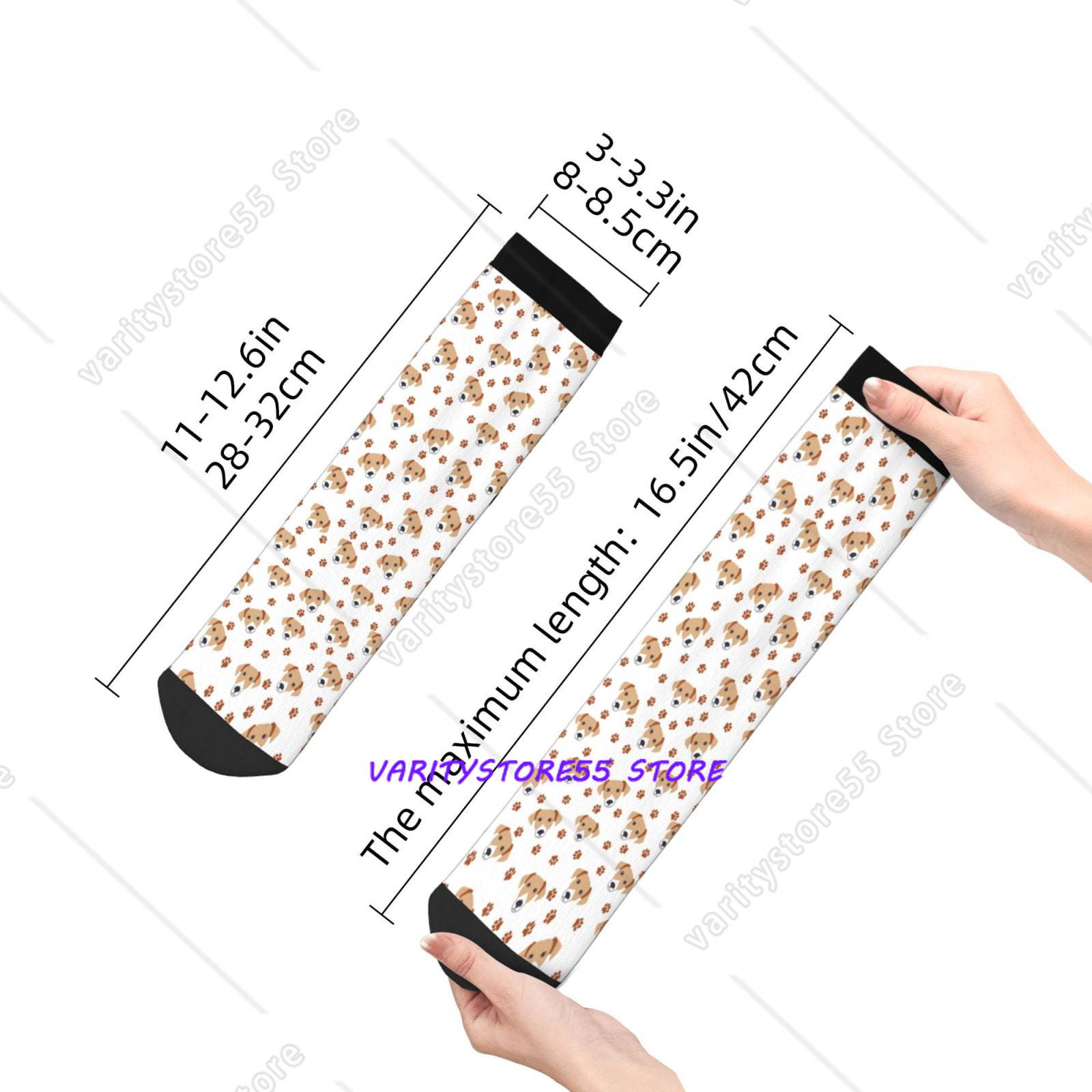 래브라도 리트리버 강아지 패턴 크루 양말 발가락 봉합  - Athletic Sock Cushion 리뷰 및 가격