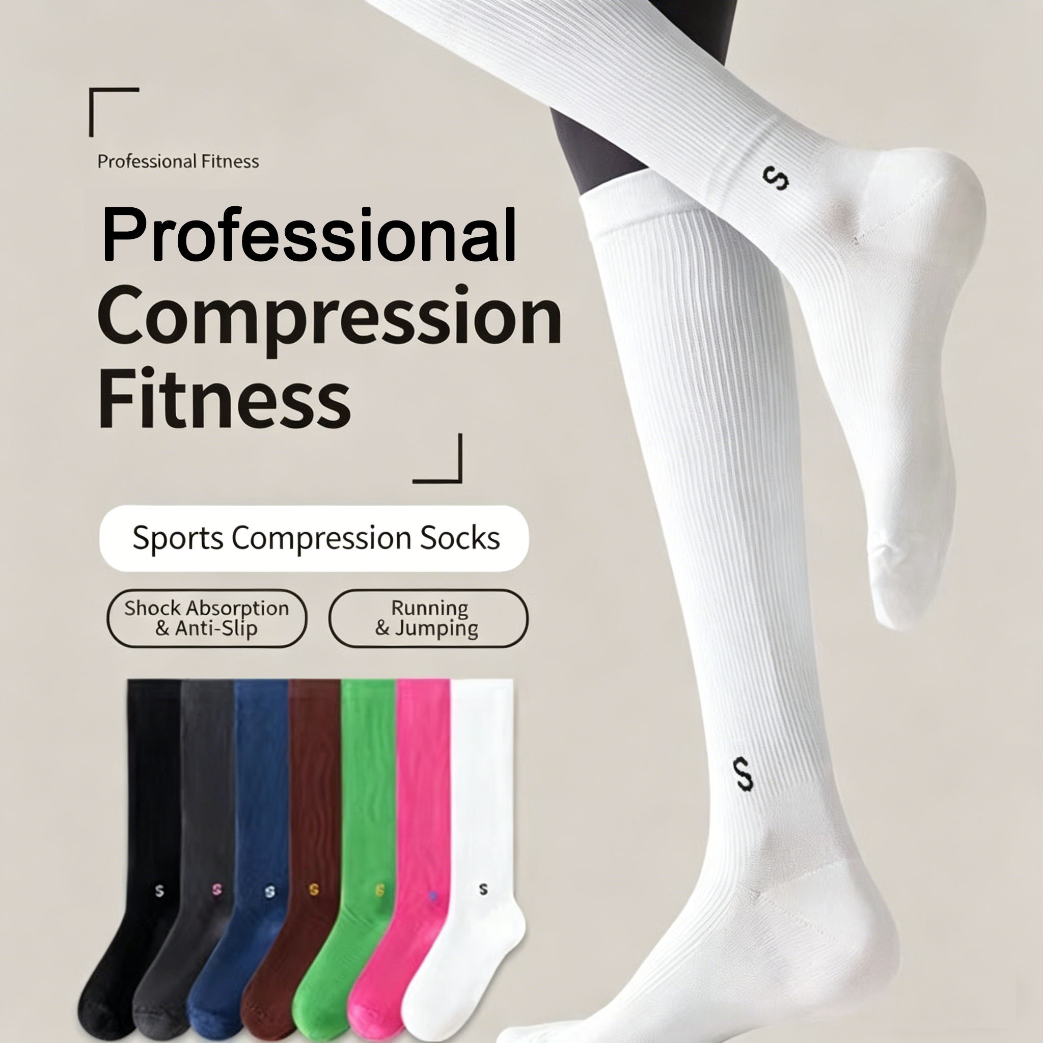 여성용 전문 스포츠 압박 종아리 양말, 러닝, 줄넘기, - Compression Sleeve Calf 리뷰 및 가격