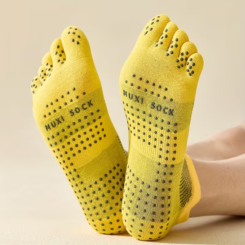 남성용 3켤레 발가락 양말 미끄럼 방지 도트 그립 양말 - Toe Sock Split 리뷰 및 가격