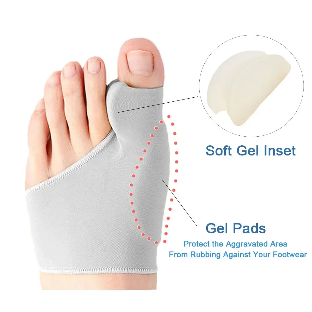 1/2 쌍 발가락 분리기 Hallux Valgus Bu - Ankle Brace Sock 리뷰 및 가격