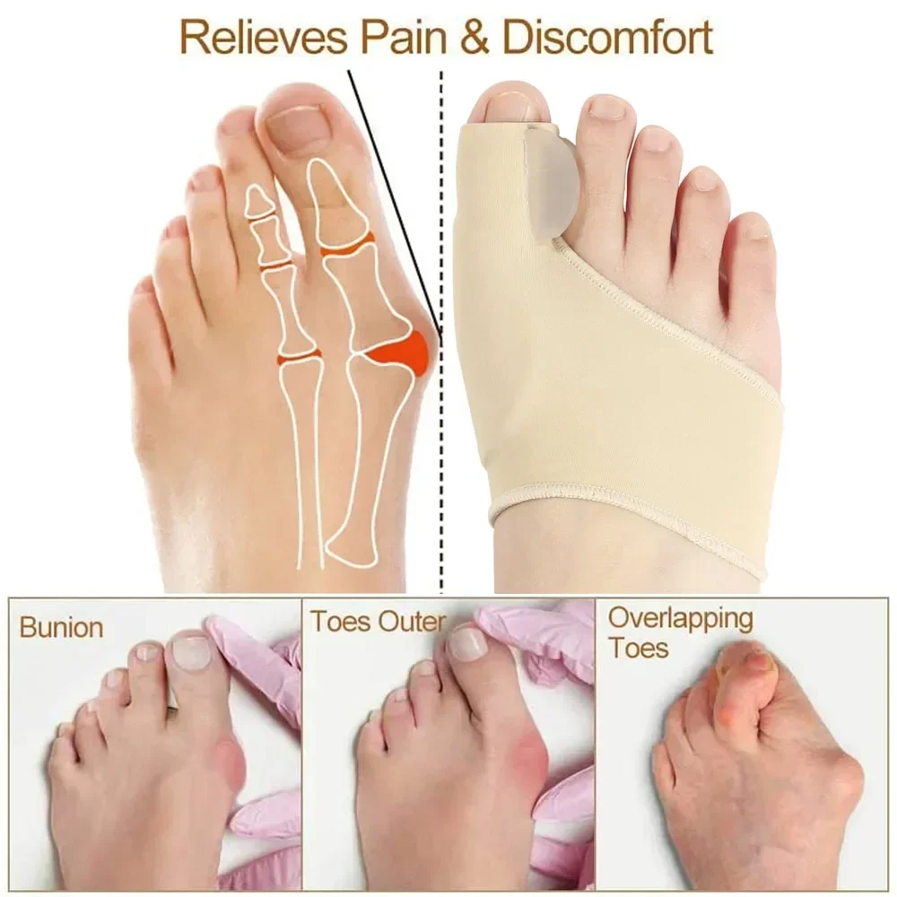 1/2 쌍 발가락 분리기 Hallux Valgus Bu - Ankle Brace Sock 리뷰 및 가격