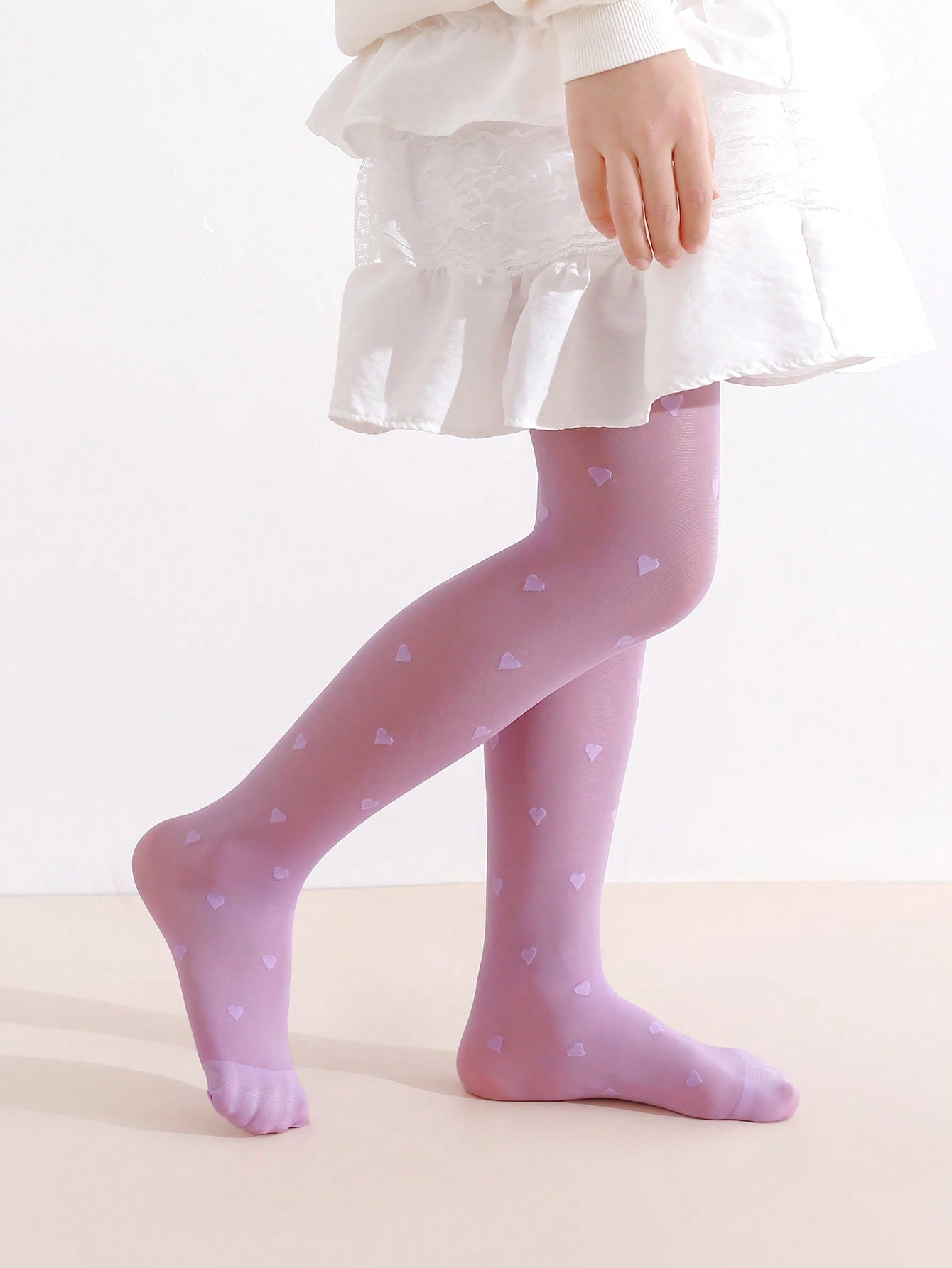 3Pcs 소녀 하트 프린트 스타킹 0-14Y 여름용 얇 - Tights Pantyhose Sheer 리뷰 및 가격