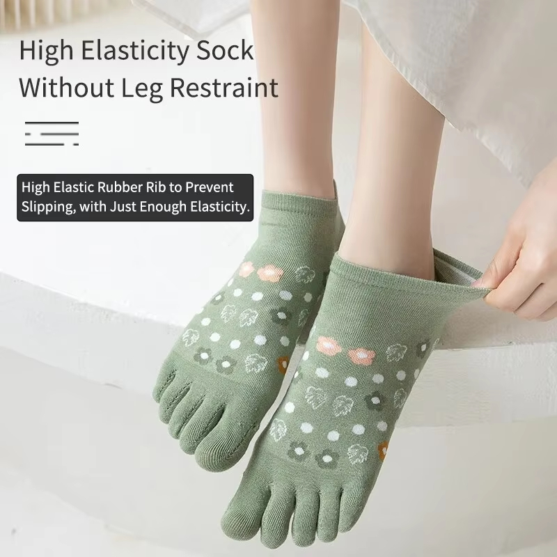 여성용 봄, 여름 시즌 귀엽고 달콤한 패셔너블한 줄무늬 - Toe Sock Split 리뷰 및 가격