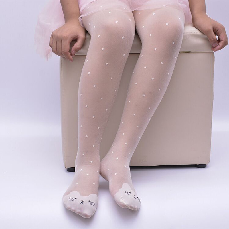 댄스 발레 타이즈 고양이 무늬 얇은 도트 무늬 여자아이 - Tights Pantyhose Sheer 리뷰 및 가격