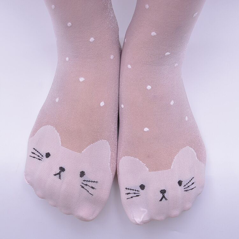 댄스 발레 타이즈 고양이 무늬 얇은 도트 무늬 여자아이 - Tights Pantyhose Sheer 리뷰 및 가격