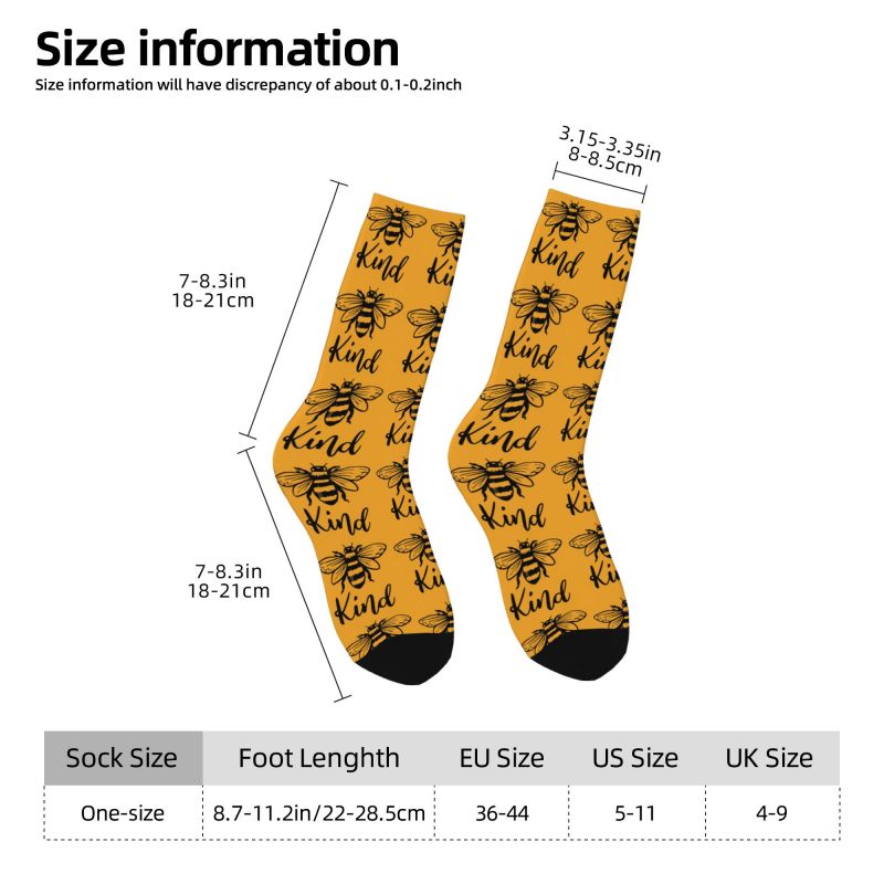 맞춤형 꿀벌 남성용 크루 양말 유니섹스 참신한 꿀벌 봄 - Dress Sock Men 리뷰 및 가격