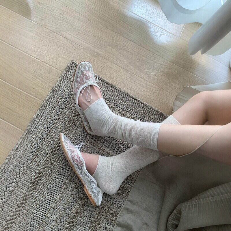 1쌍의 시어 메쉬 슬라우치 레그 워머, 미니멀리스트 하 - Boot Sock Slouchy 리뷰 및 가격