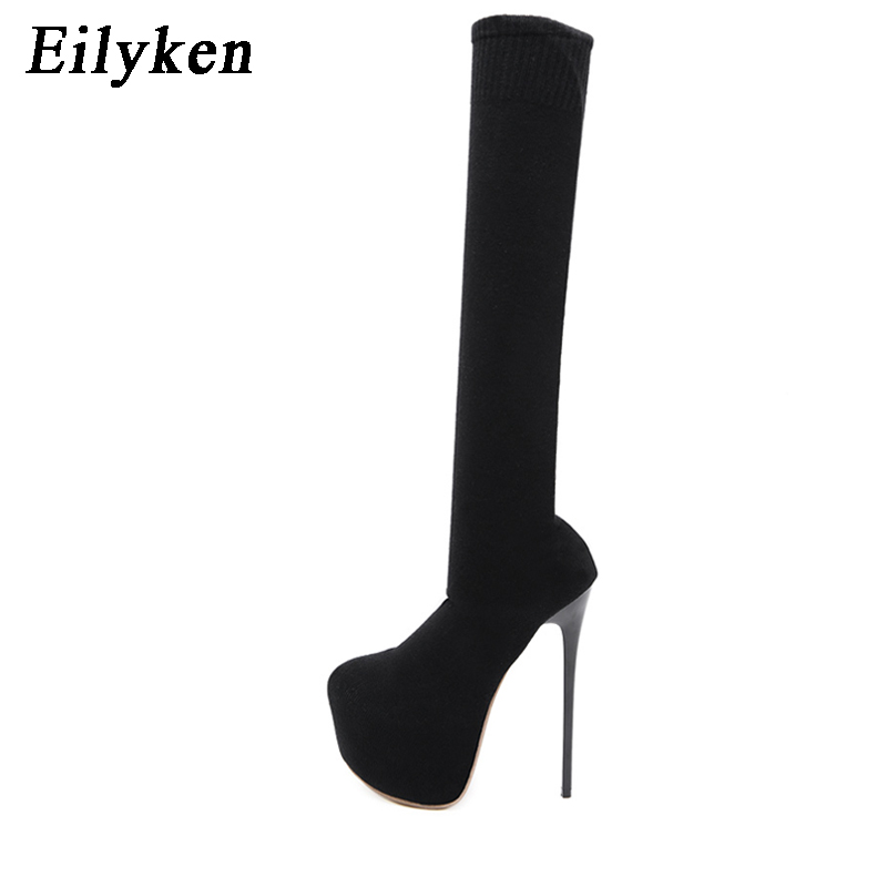 Eilyken 여성용 플랫폼 스트레치 원단, 무릎 위  - Knee High Sock Women 리뷰 및 가격