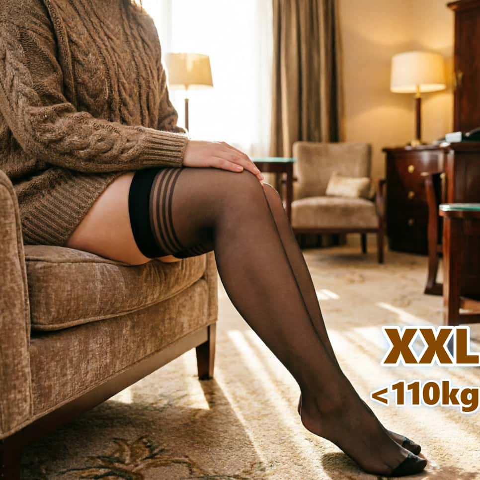 플러스 사이즈 허벅지까지 오는 스타킹 여성용 스트라이프 - Thigh High Sock Stay Up 리뷰 및 가격