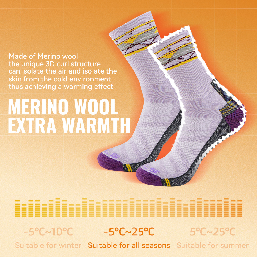 WRELS 1/2/3 쌍 메리노 울 하이킹 양말 통기성 - Wool Hiking Sock 리뷰 및 가격