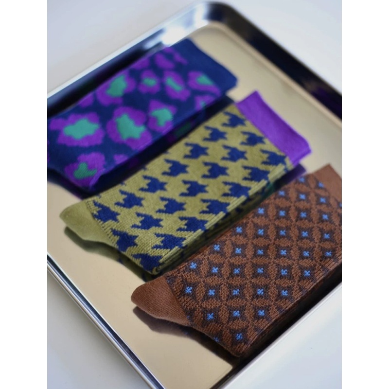 여성용 크루 양말 미드 카프 양말 2팩 세련된 블루 그 - Cotton Crew Sock Pack 리뷰 및 가격