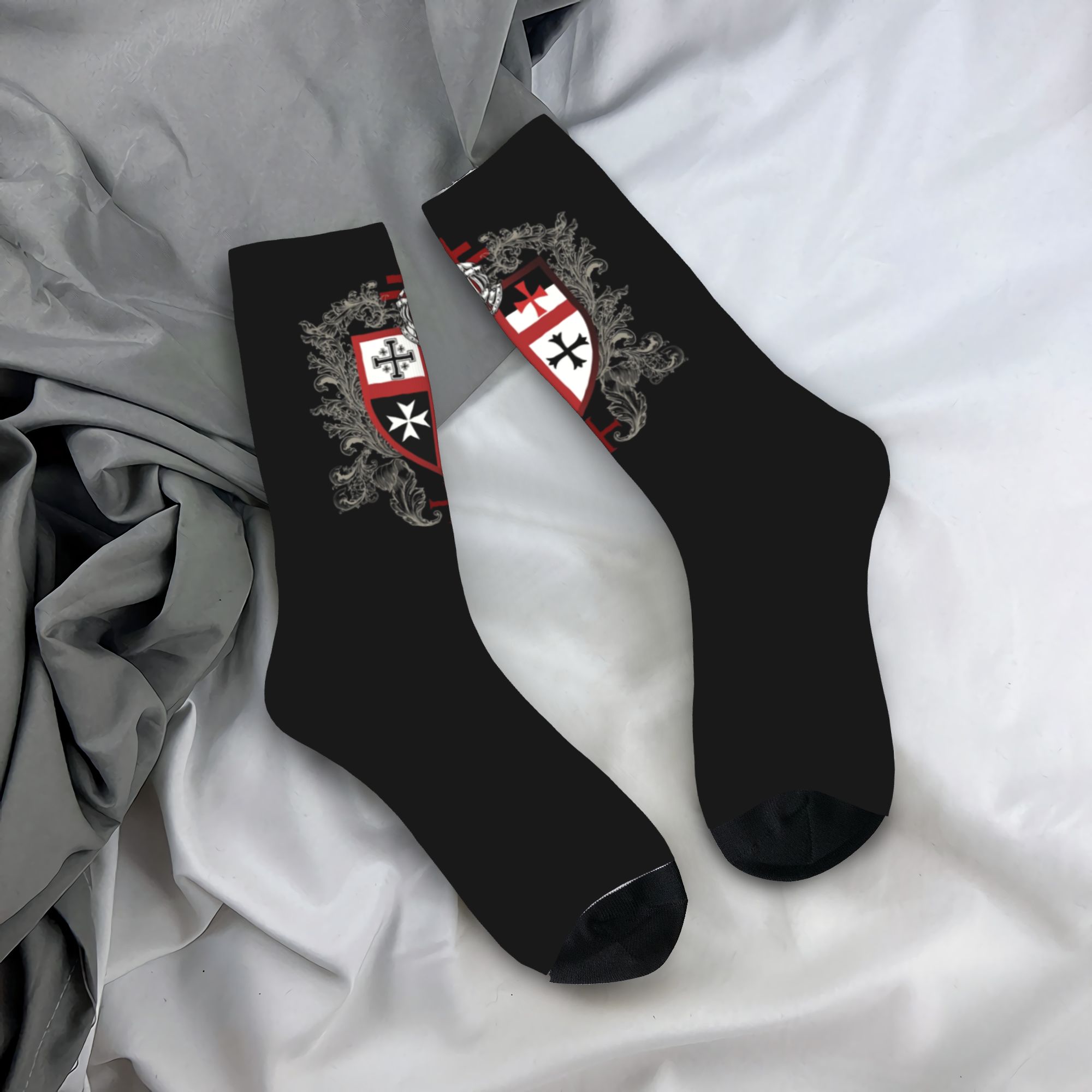 맞춤형 템플 기사단 십자가 방패 드레스 양말 남녀 따뜻 - Dress Sock Men 리뷰 및 가격